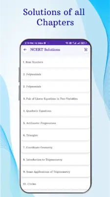 Class 10 Solutions and Books android App screenshot 2